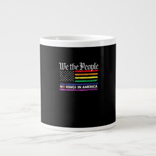 Grande Tasse Pas de rois en Amérique Création de design créatif