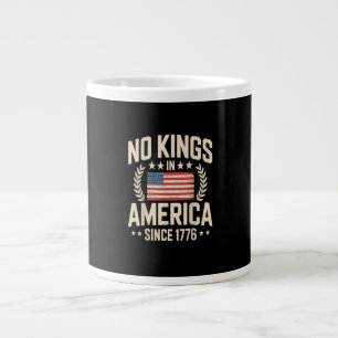 Grande Tasse Pas de rois en Amérique depuis 1776 Design cool et