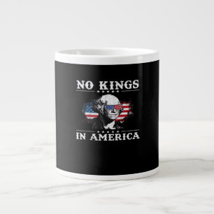 Grande Tasse Pas de rois en Amérique Doge Classique Mème drôle