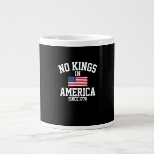 Grande Tasse Pas de rois en Amérique Drapeau USA Rétro Style Co
