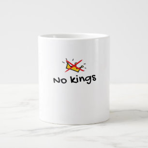 Grande Tasse Pas de rois en Amérique Style Rétro Classique