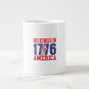 Grande Tasse Pas de rois en Amérique We The People Vintage
