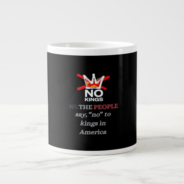Grande Tasse Pas de rois Nous le Peuple Style Classique Liberté (Devant)