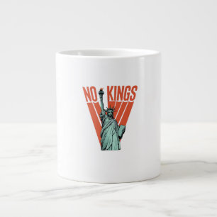 Grande Tasse Pas de rois Statue de protestation Classique améri