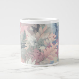 Grande Tasse Pastel de printemps/pâques fleuri/tropical