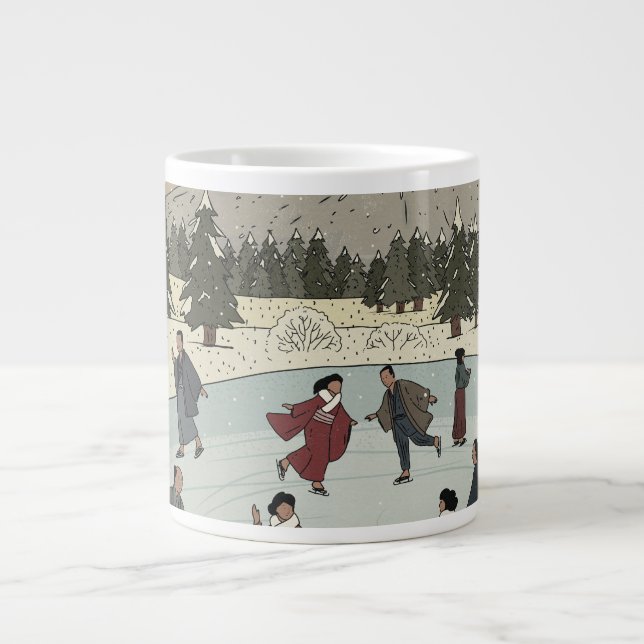 Grande Tasse Patinage sur glace saisonnier (Devant)