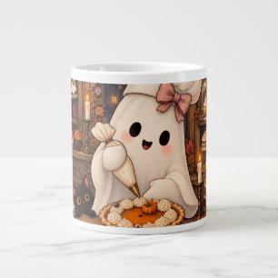 Grande Tasse Pâtissier fantôme mignon Halloween boulangerie han