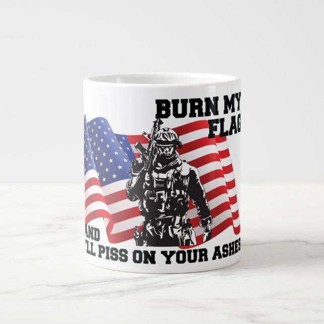 Grande Tasse Patriote américain (Devant)