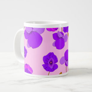 Grande Tasse Pavot (Papaver somniferum) Lilac