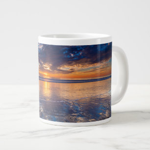 Grande Tasse Paysage marin dramatique, coucher de soleil, CA