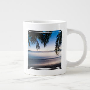 Grande Tasse Paysage marin tropical au coucher du soleil, Fidji