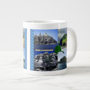 Grande Tasse Paysages rocheux du collage de l'Alaska