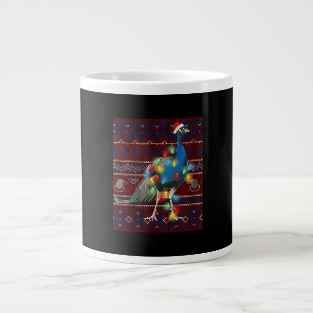 Grande Tasse Peacock Christmas (Devant)