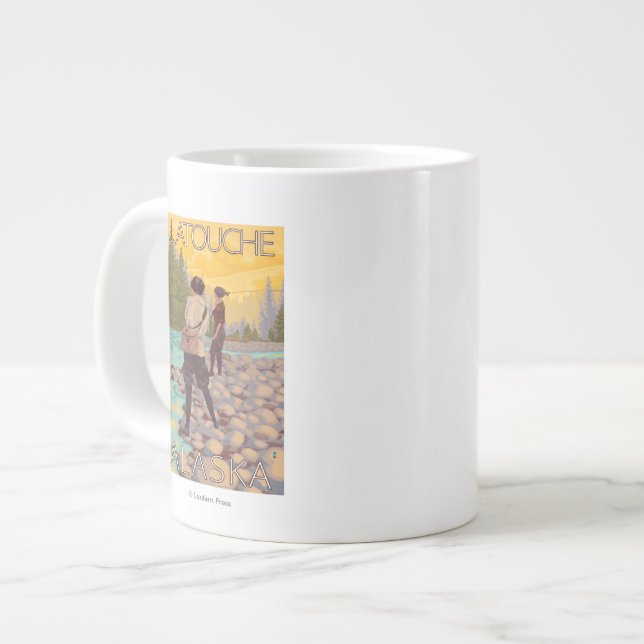Grande Tasse Pêche à la mouche - Latouche, Alaska (Devant gauche)