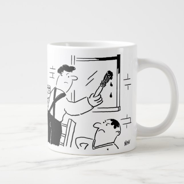 Grande Tasse Peintre et décorateur amusant (Droite)