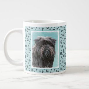 Grande Tasse Peinture Affenpinscher - Joli art original chien