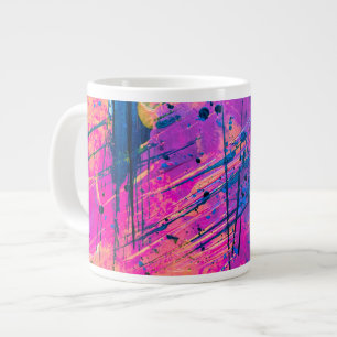 Grande Tasse Peinture de couchage d'été Abstraite