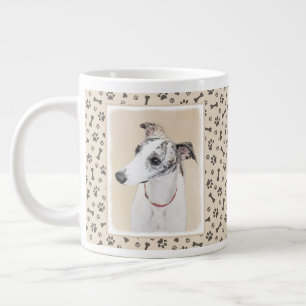 Grande Tasse Peinture de marionnettes - Belle art original de c