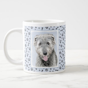 Grande Tasse Peinture de Wolfhound en Irlande - Beau art origin