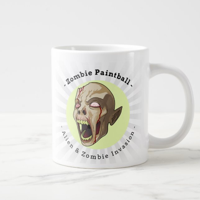 Grande Tasse Peinture de Zombie (Droite)