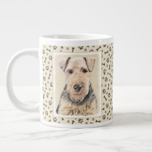 Grande Tasse Peinture galloise Terrier - Cute Original Chien Ar