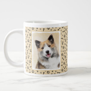 Grande Tasse Peinture islandaise pour chien de mer - Art origin