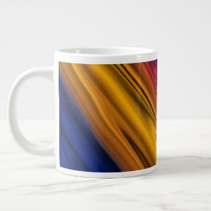 Grande Tasse Peinture Liquide Abstraite