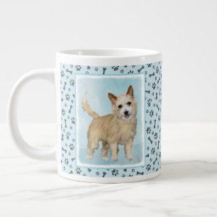 Grande Tasse Peinture Podengo Pequeno portugaise - Art original