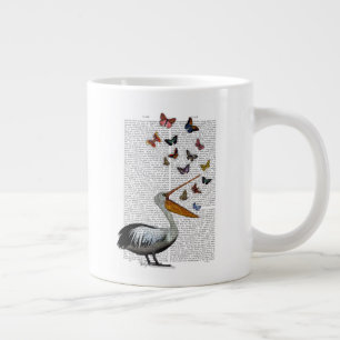 Grande Tasse Pelican & Papillons