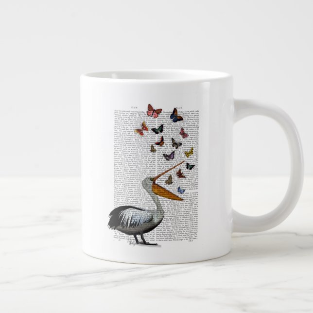 Grande Tasse Pelican & Papillons (Droite)
