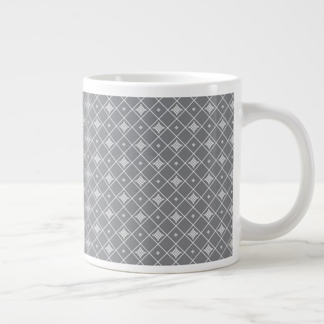 Grande Tasse Pendentif croix géométrique (Droite)