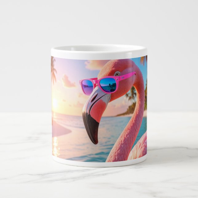 Grande Tasse PENSEUR ROSE - Flamant ROSE (Devant)