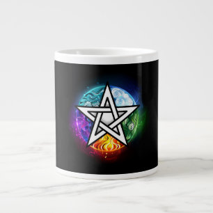 Grande Tasse pentagramme du Wiccan