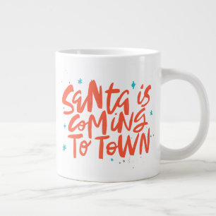 Grande Tasse Père Noël arrive à Town Holiday Design