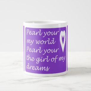 Grande Tasse Perle Ton Monde Ta Fille De Mes Rêves