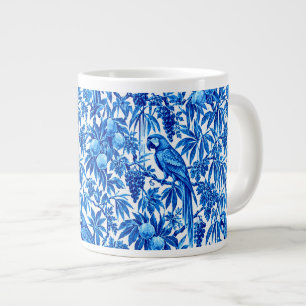 Grande Tasse Perroquets bleus dans un jardin tropical