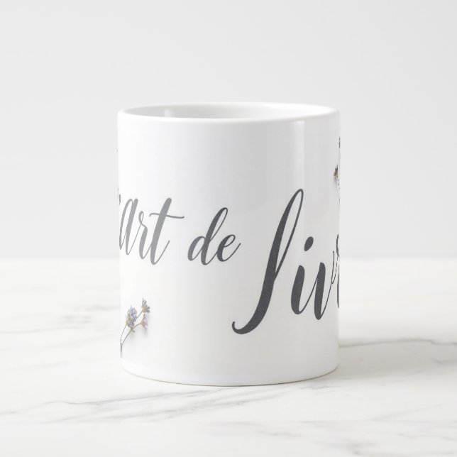 Grande Tasse Personalized L'Art de Vivre Slow Living Aesthetic (Devant)