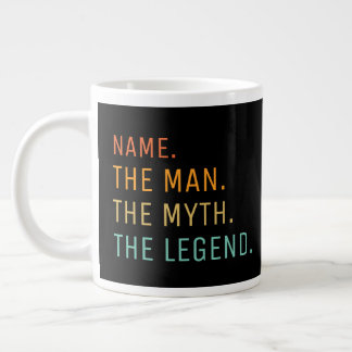 Grande Tasse Personalized Mug, The Man The Myth The Legend, Gia