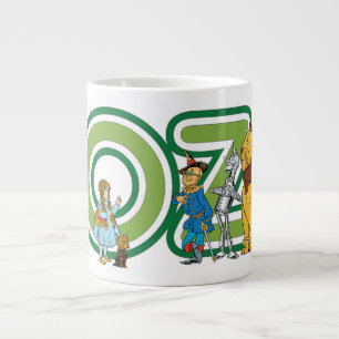 Grande Tasse Personnages vintage du Magicien d'Oz et lettres de