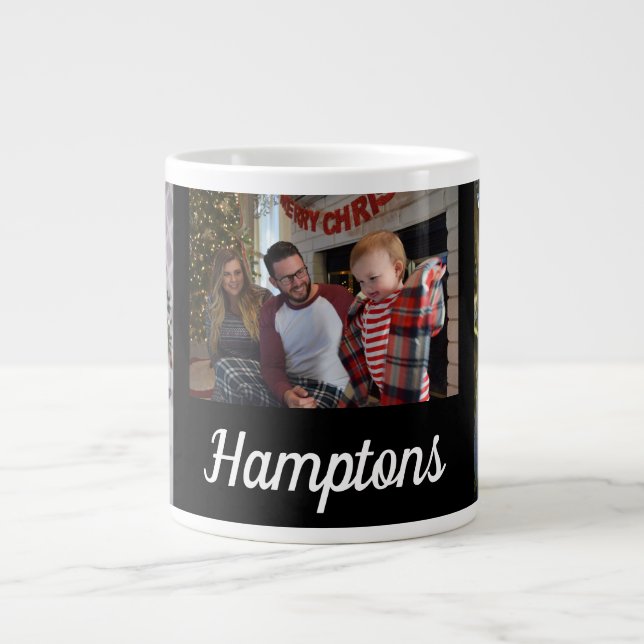 Grande Tasse Personnalisé. Photos de famille. (Devant)