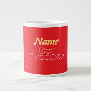 Grande Tasse Personnaliser Chien Groomer Animal de compagnie pr