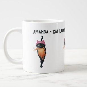 Grande Tasse Personnaliser Élection 2024 de Cat Lady Harris Wal