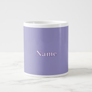 Grande Tasse Personnaliser Lavender Personnaliser Avec Le Nom