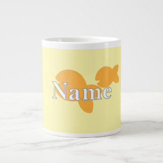 Grande Tasse Personnaliser le poisson jaune
