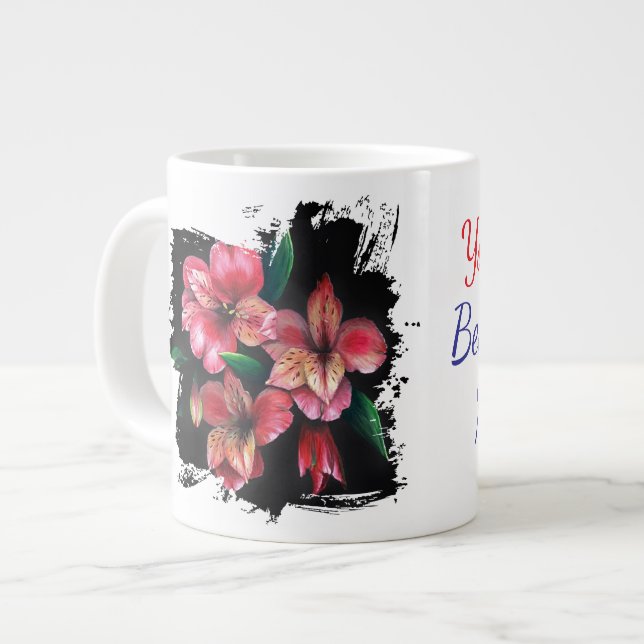 Grande Tasse Peruvian Lily you're the best part of my life (Devant gauche)