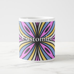 Grande Tasse Pétales de fleurs colorées Thunder_Cove