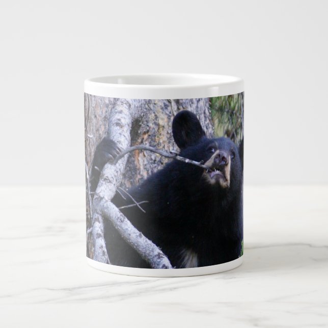 Grande Tasse petit animal d'ours noir (Devant)