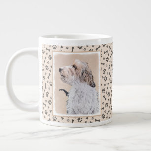 Grande Tasse Petit Basset Griffon Vendéen Peinture - Chien Art