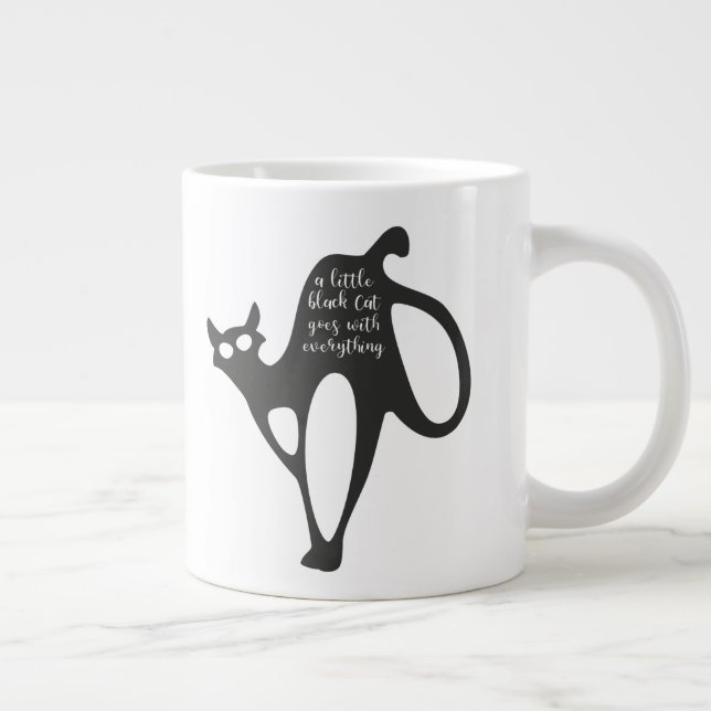 Grande Tasse Petit chat noir (Droite)