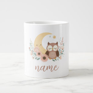 Grande Tasse Petite chouette avec lune